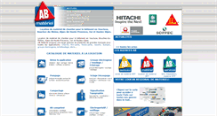 Desktop Screenshot of abmateriel.fr