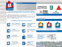 Tablet Screenshot of abmateriel.fr